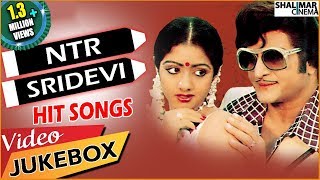 NTR And Sridevi Hit Video Songs  Best Collections  Shalimarcinema [upl. by Childs969]