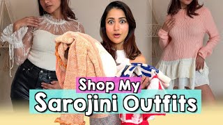 Trying Best Sarojini Nagar Winter Outfits from My Thrift Store 😍  Is It Worth it [upl. by Faust]