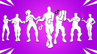 All Fortnite TikTok Dances amp Emotes New Crossbounce Hey Now Pump Up The Jam The Macarena [upl. by Worthington]