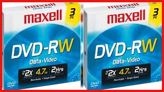 Maxell 47GB 2X DVDRW 3 Pack [upl. by Eibba638]