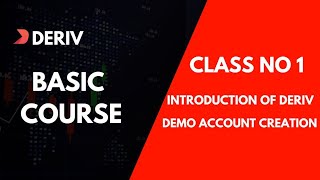 Introduction Of Deriv  How To Create Demo Account In Deriv [upl. by Regdirb477]