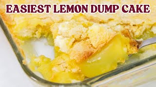 Easiest Lemon Dump Cake [upl. by Freida]