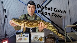 How To Catch Clean Cook a Burbot My First Ever Burbot Lake Simcoe Ice Fishing [upl. by Ocko974]