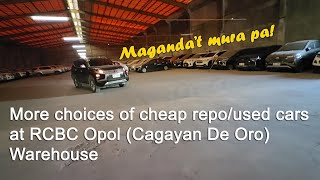 More options of cheap repossesed cars at the RCBC Opol Warehouse at CDO Worth the visit [upl. by Cyler]