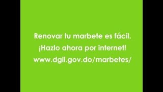 ¡Renueva tu Marbete 2018 por internet  DGII [upl. by O'Rourke427]