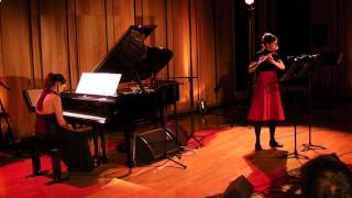 Olga Neuwirth quotVerfremdungEntfremdungquot for flute piano and tape  Ensemble Vertebræ [upl. by Adnylem]