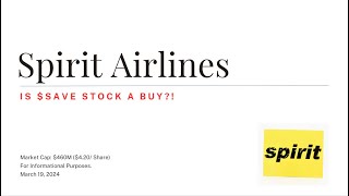 Why Spirit Airlines SAVE Stock is Crashing DOWN BIG [upl. by Atselec268]