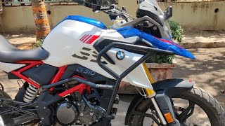 Crash guard for BMW G310 GS  fittings and details by HDTcustoms [upl. by Artsa]