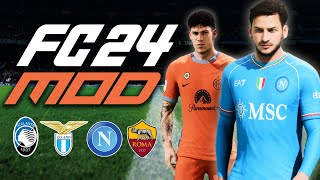 MAGLIE e LICENZE UFFICIALI su EA SPORTS FC 24  Tutorial Mod Title Update 5 [upl. by Ardnasak]