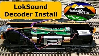 LokSound DCC Sound Decoder Installation in a HO Scale GP9 [upl. by Alleber]