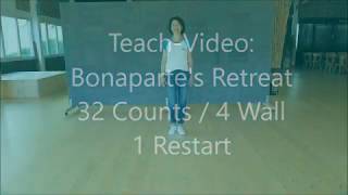 Bonapartes Retreat Line Dance  LDP Teaching [upl. by Varipapa]