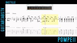 Pompeii by Bastille Fingerstyle Guitar Pro Tabs Arrangement by GP [upl. by Cleavland]