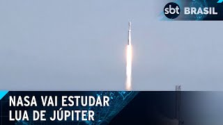 Nasa lança missão para estudar lua de Júpiter  SBT Brasil 141024 [upl. by Mcmahon541]