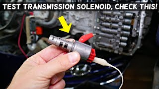 HYUNDAI TRANSMISSION DOES NOT SHIFT HOW TO TEST TRANSMISSION SOLENOID [upl. by Pilif]