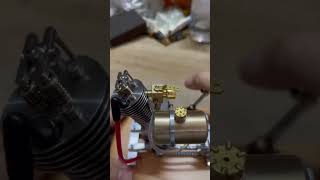 Mini Hoglet Gasoline Engine Model for Motorcycles gasolineengine automobile diy enginemodel [upl. by Asset727]