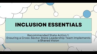 Inclusion Essentials State Policy Approach 1 from the Inclusion Statement [upl. by Einnij]