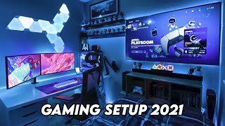 Gaming Setup  Room Tour  2021  Ultimate Small Room Setup [upl. by Clyte]