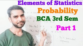 BCA Statistics Probability [upl. by Eyaf]