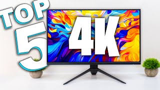 Top 5 Best 4K Gaming Monitors 2024 [upl. by Hamfurd75]