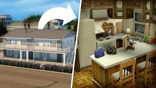 building a low income family apartment in The Sims 4 [upl. by Naugan431]