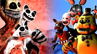 SFM FNaF FNAF Hoaxes vs Zoonomaly Monsters [upl. by Adila]