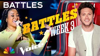 The Best Performances from the Third Week of Battles  The Voice  NBC [upl. by Comethuauc]