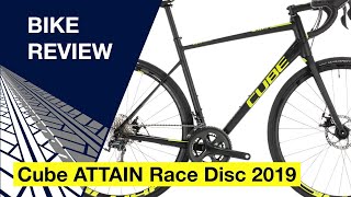 Cube ATTAIN Race Disc 2019 Bike review [upl. by Tesler]