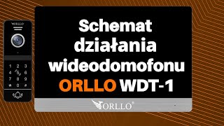 Wideodomofon Wifi Bezprzewodowy Przewodowy ORLLO WDT1 Schemat działania funkcje Kamera do domu [upl. by Korney]