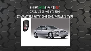 How To Replace Jaguar X Type Key Fob Battery 2002 2003 2004 2005 2006 2007 2008 [upl. by Esened729]