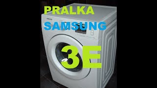 Pralka Samsung zatrzymuje się błąd 3E [upl. by Aisatnaf]