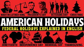 American Federal Holidays in English  Juneteenth  Traditions  English Speaking Practice 🇺🇸 🎉 ✅ [upl. by Leur]