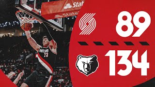 Portland Trail Blazers 89 Memphis Grizzlies 134  Game Highlights  November 10 2024 [upl. by Olimreh]