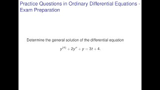 Deferential Equation y  2y  y  3t  4 [upl. by Yelena]