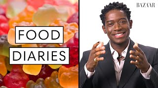 Everything Damson Idris Eats In A Day  Food Diaries  Harpers BAZAAR [upl. by Mistrot]