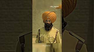 Kesari 🪯Sikh regiment💪power shorts akshaykumar army trending indianarmy movie [upl. by Aitam646]