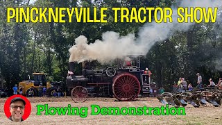 Plowing Demonstration 🚜 Steam tractors 🤠 Pinckneyville Illinois Tractor Show 2023 tractor [upl. by Eirrak]