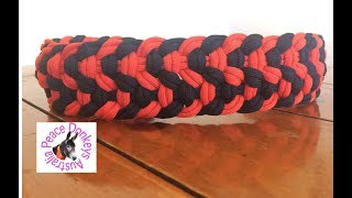 Double kbk bar paracord dog collar [upl. by Mercer17]