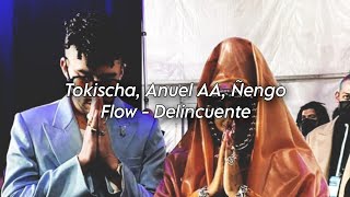 Tokischa Anuel AA Ñengo Flow  Delincuente  LETRA [upl. by Lionello279]