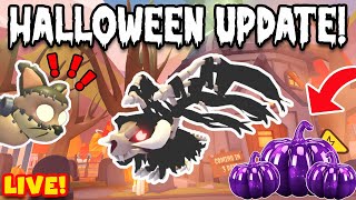 🔴 LIVE  NEW HALLOWEEN UPDATE  FREE GRIM DRAGONS IN ADOPT ME [upl. by Eyma440]