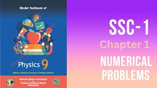 Class 9 Physics Chapter 1 Numerical Problems  National Book Foundation [upl. by Christie]