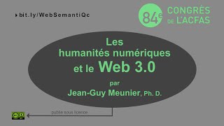 Les humanités numériques et le Web 30 [upl. by Bascomb]