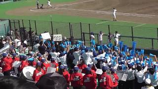 県岐商 応援 劇的なサヨナラ勝利と歓喜の瞬間 2019年 秋季 東海大会 準決勝 [upl. by Enelie17]