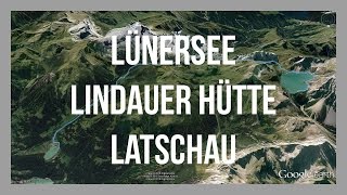 Wanderung vom Lünersee über Lindauer Hütte nach Latschau  Brandnertal Montafon  GPSTrack [upl. by Sherilyn]