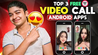 Top 3 Free Video Call App  Free Video Chat App  Random Free Video Call [upl. by Yelsa]