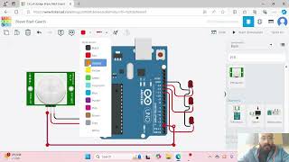 5 Led Control using Motion Sensor [upl. by Eednarb]