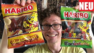 Haribo Stadionwurst vs Haribo Dreierkette im Test Wo man die neuen Sorten kaufen kann [upl. by Stratton141]