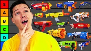 The Ultimate NERF Gun Tier List [upl. by Ardnik]