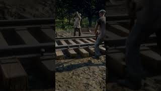 Red Dead Redemption 2  Railroad Details rdr2 gaming reddeadredemption gameplay [upl. by Suoilenroc]