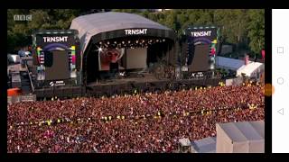 Lewis Capaldi TRNSMT Entrance as Chewbacca Grace [upl. by Reivaxe]