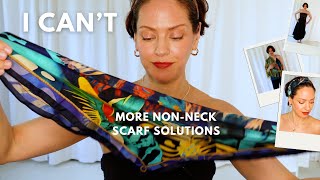 More stylish silk scarf ideas that are NOT around your neck  Part 2 [upl. by Lalaj]